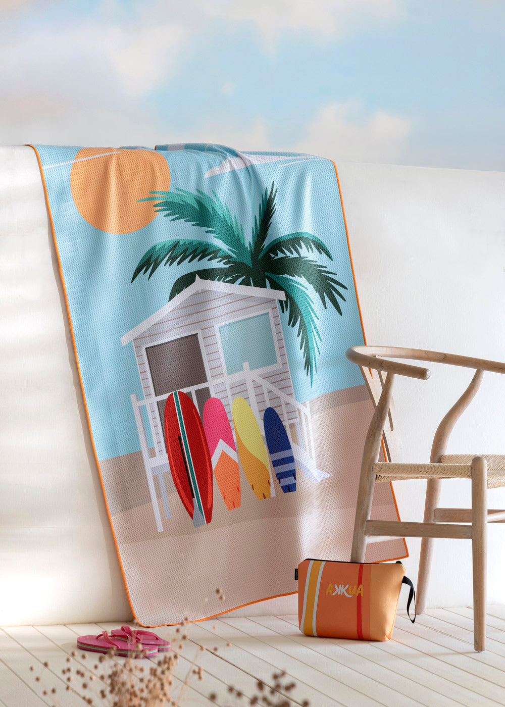 BEACH TOWEL + BAG FLORIDA
